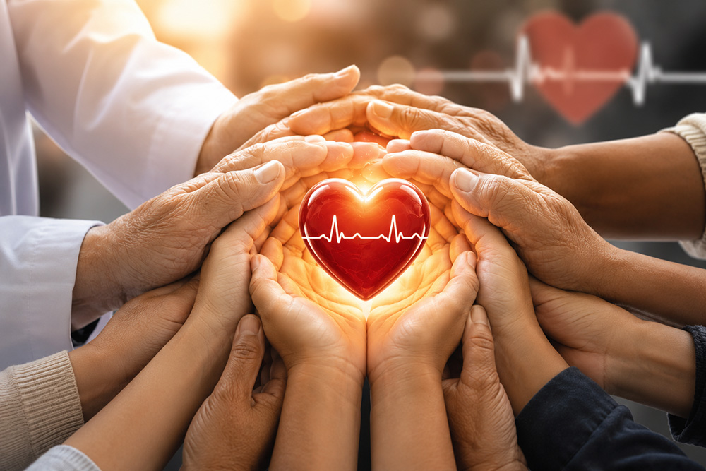 Dr. Pavan Kumar performing cardiac surgery